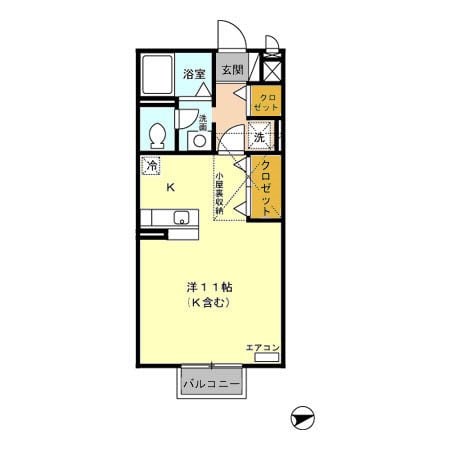 間取り図 ノワ・ルーナ渚A