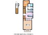 深志宮澤アパート 1DKの間取り