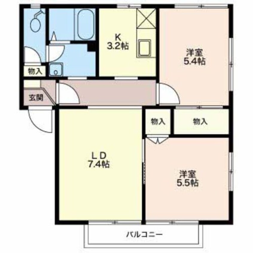 間取図 フレグランス・ニュービレッジ