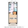 サンレジデンス陽 1Kの間取り