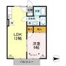 セジュール清水東 1LDKの間取り