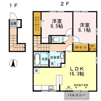 間取図 Ciel Fujisaki（シエル　フジサキ）