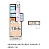 エトワール松本北 1Kの間取り