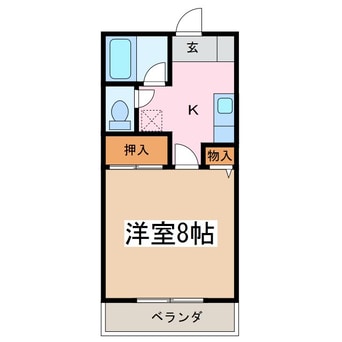 間取図 Little River Ｂ