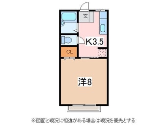 間取図 シティハイム笹賀