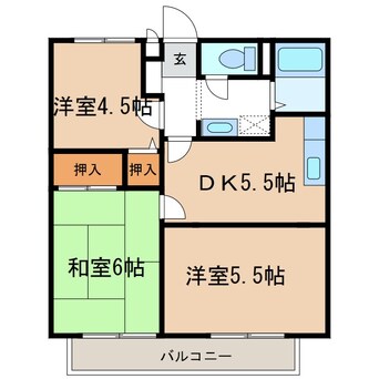 間取図 サンビレッジ平林Ｃ
