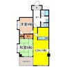 デュークヒルズ 2LDKの間取り