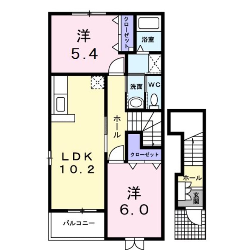 間取図 ピュアパレスIV