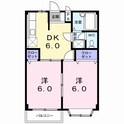 シルクハウスBの間取図