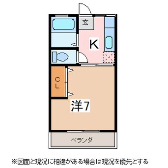 間取図 シティハイムセンシュウ