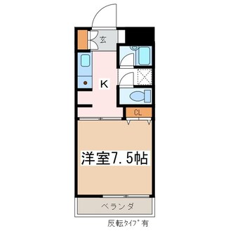 間取図 石芝イン・北