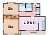 ドエルＦ 2LDKの間取り