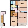 アメニティあずみ野Ｇ 2LDKの間取り
