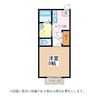 タウンコート２１ 1Kの間取り