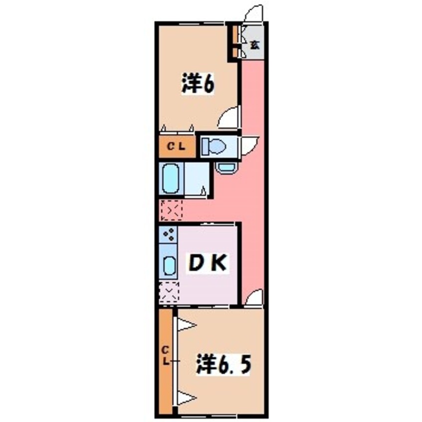 間取図 サンハイツ三溝