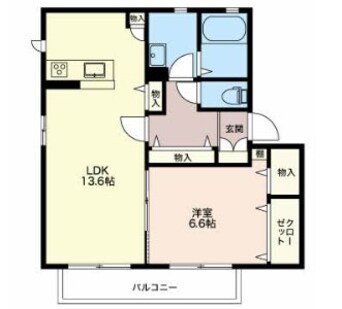 間取図 シャーメゾン　パティオ