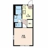 ディアス Ｋ 1Kの間取り