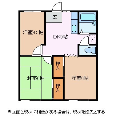 間取り図 ファミーユ菅野