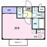 シンシア21Ｎ・Ｍ 1Kの間取り
