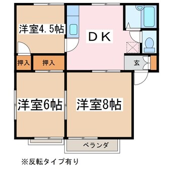 間取図 コーポ奈良井