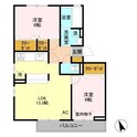 ペイサージュＤの間取図