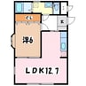 メルベージュＳ 1LDKの間取り