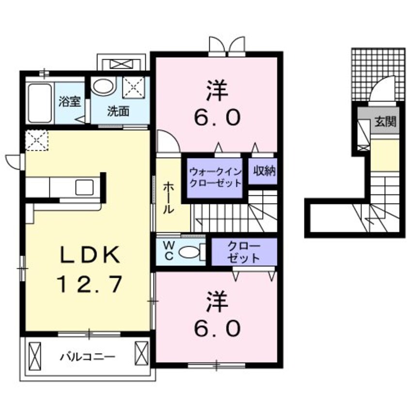 間取図 カーサ・アルバA