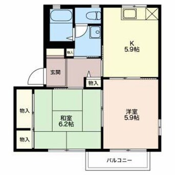 間取図 ディアス・メロディＢ
