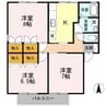 クレアール双葉C 3DKの間取り