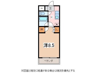 間取図 プリオット元町