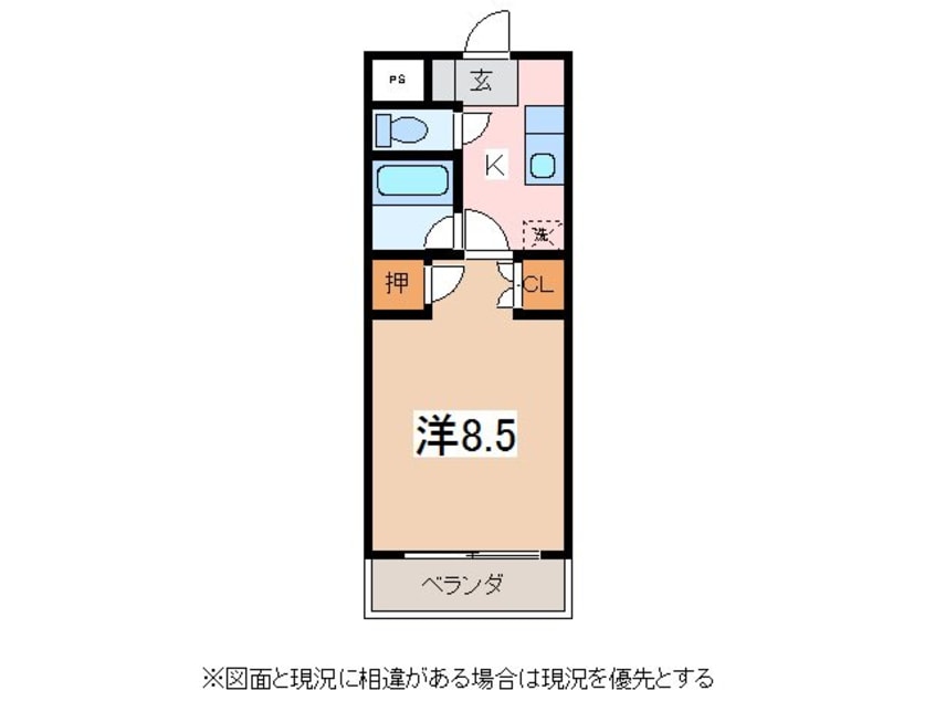 間取図 プリオット元町
