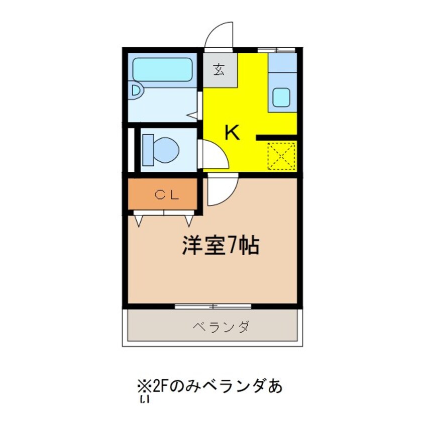 間取図 ファミール石芝
