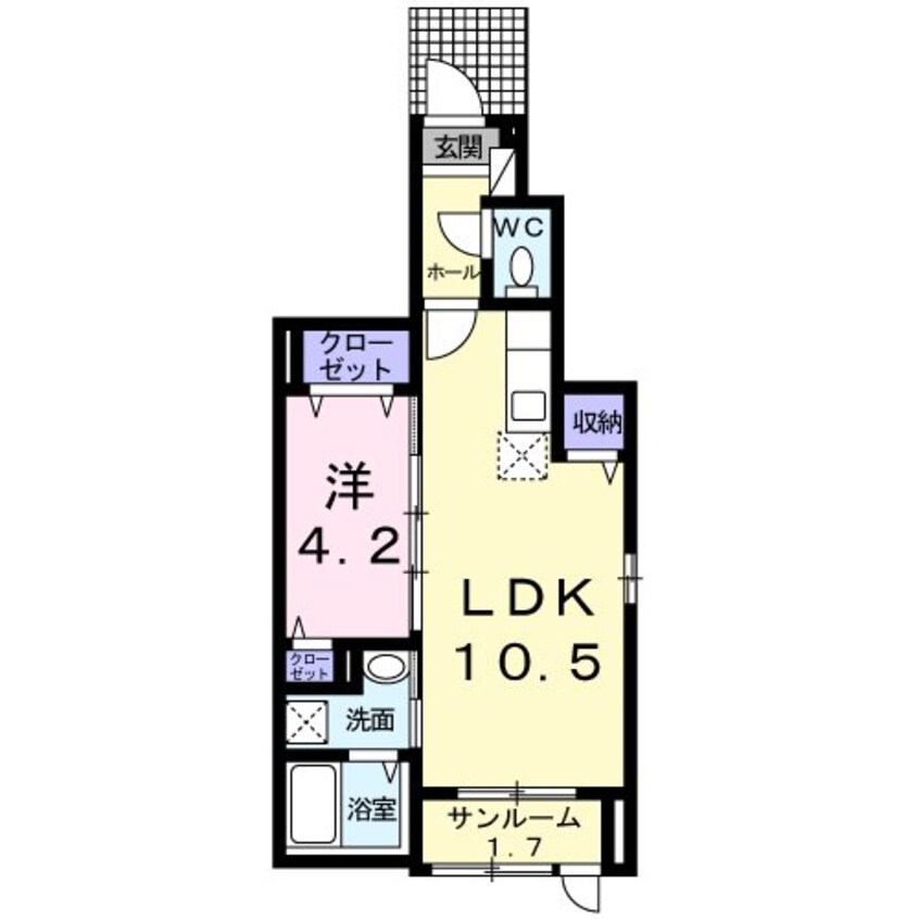 間取図 ダイヤモンドムーン