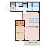La sita埋橋 1LDKの間取り