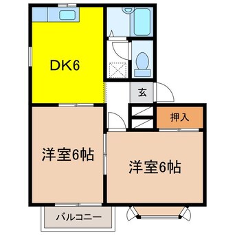 間取図 コーポナガタI