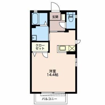 間取図 シャンブルクレールB