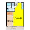 タウニィワン 1LDKの間取り