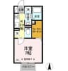 グレインヒルズ 1Kの間取り