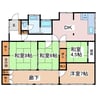大村住宅 4DKの間取り
