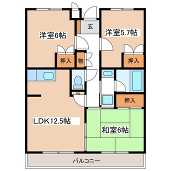 間取図 エスト白板