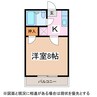 中村コーポ 1Kの間取り