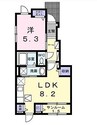 ソフィアガーデン 1LDKの間取り