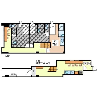 間取図 Share house Lana
