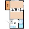ハイツ ユウ＆アイ 1Kの間取り