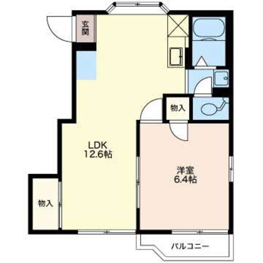間取図 フォーブルやまとB