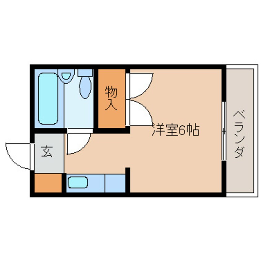 間取図 DS旭ビラ