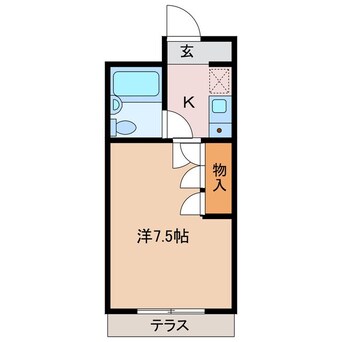 間取図 ドエール筑摩