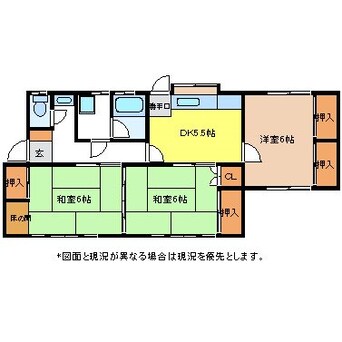 間取図 百瀬貸家