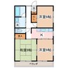 クレール新村S 3Kの間取り