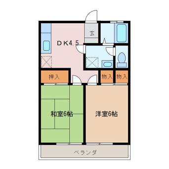 間取図 安曇野観光ビル